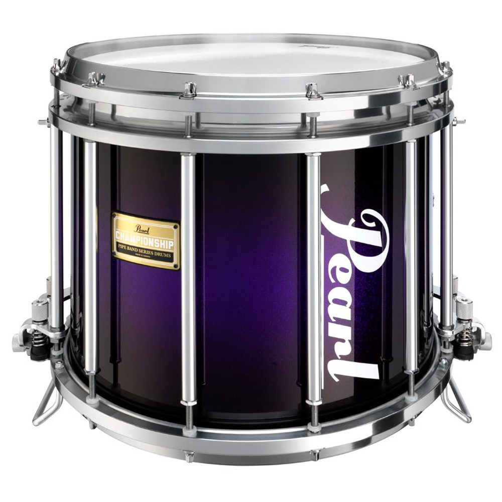 Pearl Medalist FFXPMD1412 pipe band Snare Drum purple sparkle burst